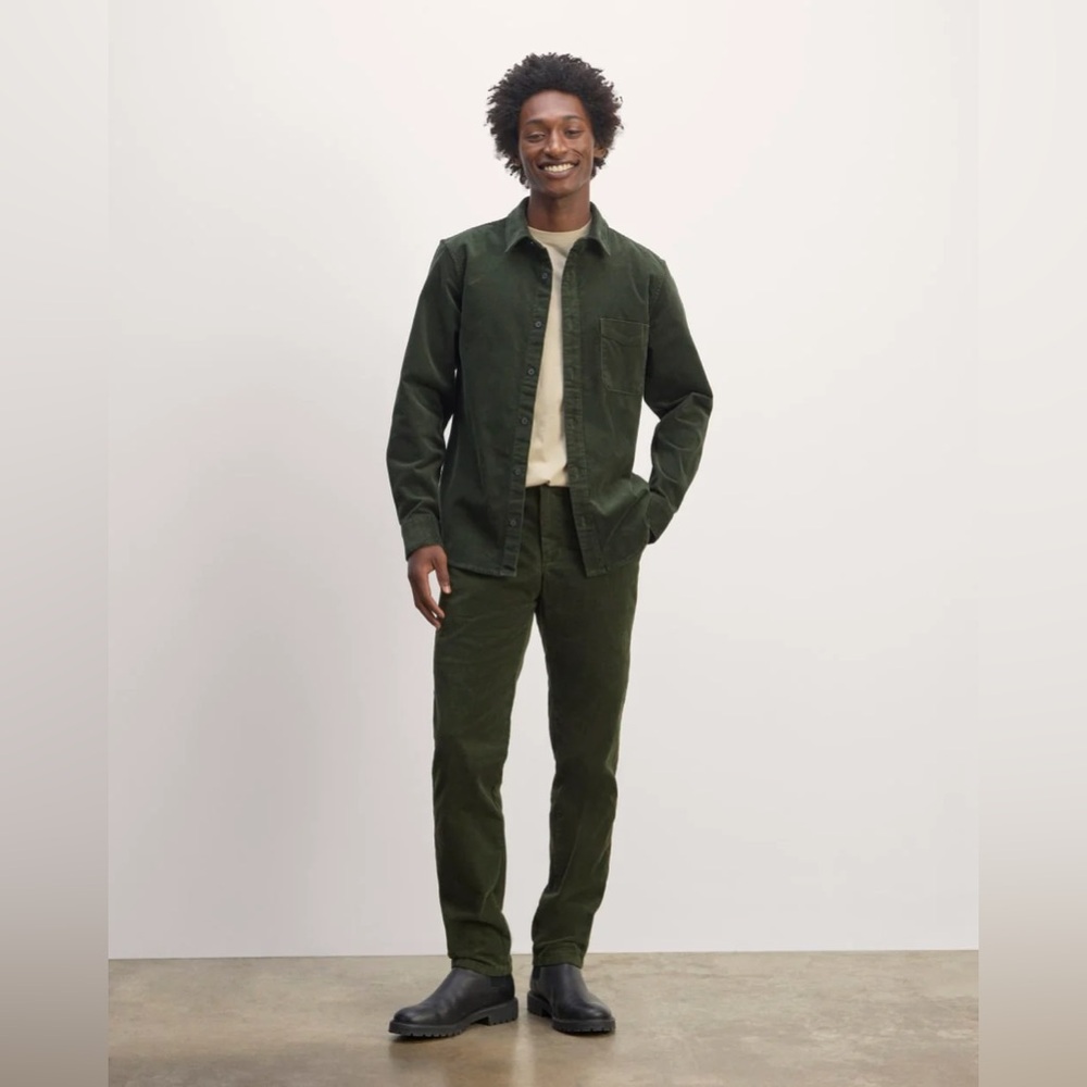 Hudson Blake Slim Straight men's green corduroy pants size 33